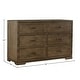 preview thumbnail 2 of 0, Dovetail 6-Drawer Dresser, Graphite