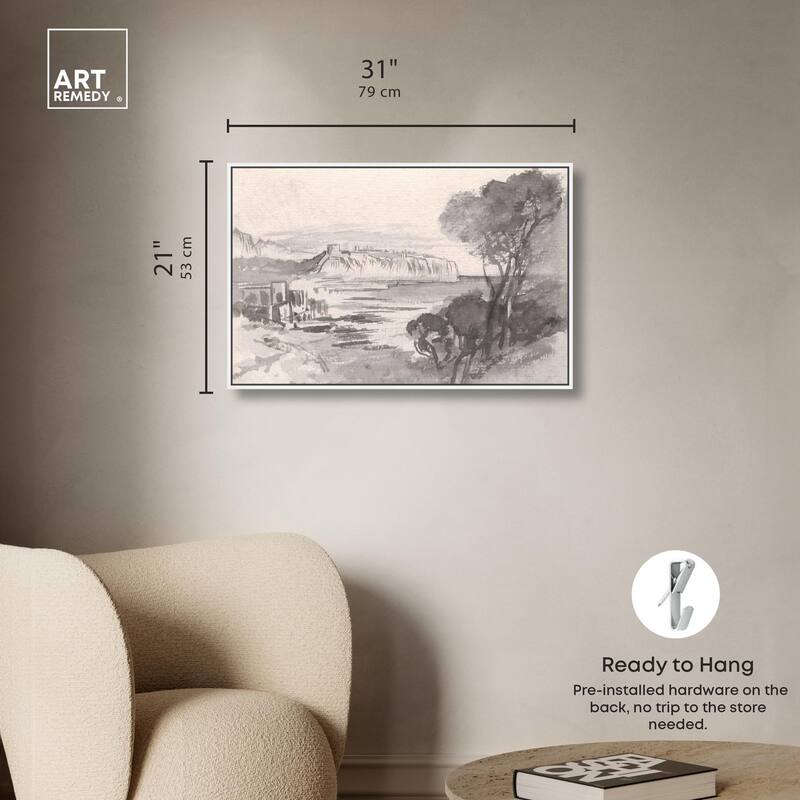 View across a Monaco Canvas by Art Remedy