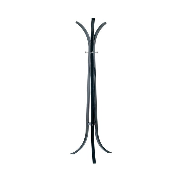 Adesso WK2009-01 Contour Coat Rack - Black