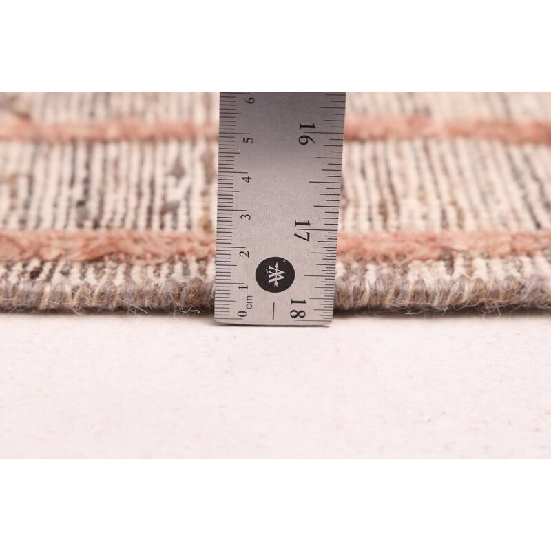 ECARPETGALLERY Hand-knotted Pak Finest Marrakesh Taupe Wool Rug - 6'3 x 9'7