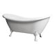 preview thumbnail 25 of 23, Daphne 59" & 69" Clawfoot Tub White or Black Acrylic Five Feet Colors