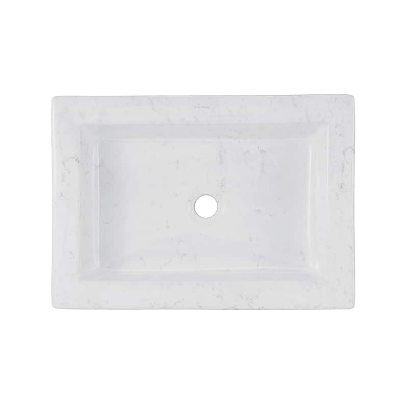 Swiss Madison Voltaire® Rectangular Ceramic Bathroom Vessel Sink