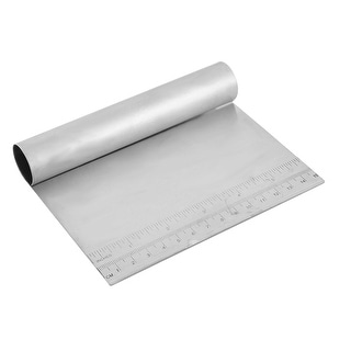 Kitchen Bread House Metal Measuring Riveted Flour Cake Dough Scraper Cutter