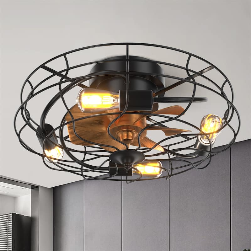Industrial Style Led Ceiling Fan