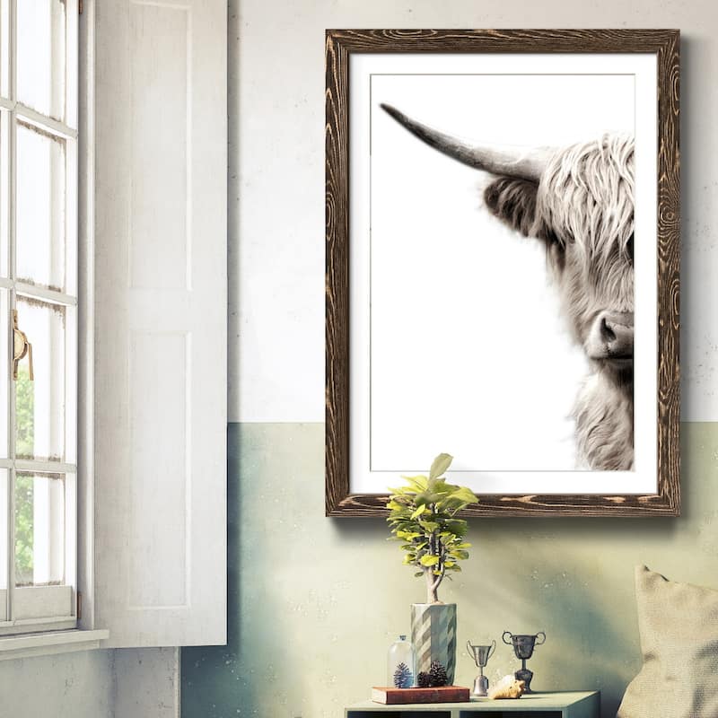 Highland Cattle-Premium Framed Print - Ready to Hang