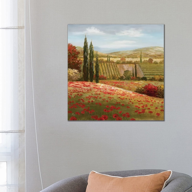 iCanvas "Tuscan Cypress I" by Nan Canvas Print - 26x26x1.5