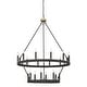 preview thumbnail 75 of 80, Acroma 20-light 40In Farmhouse Wagon Wheel Chandelier