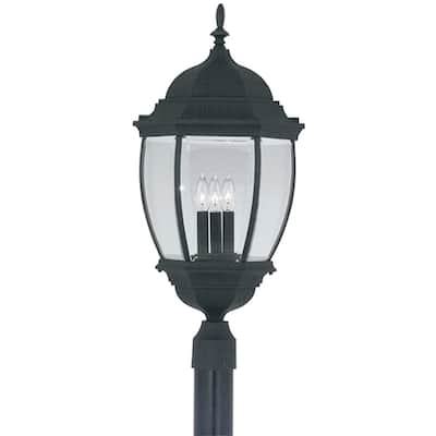 Designers Fountain 3 Light 13" Cast Aluminum Post Lantern from the