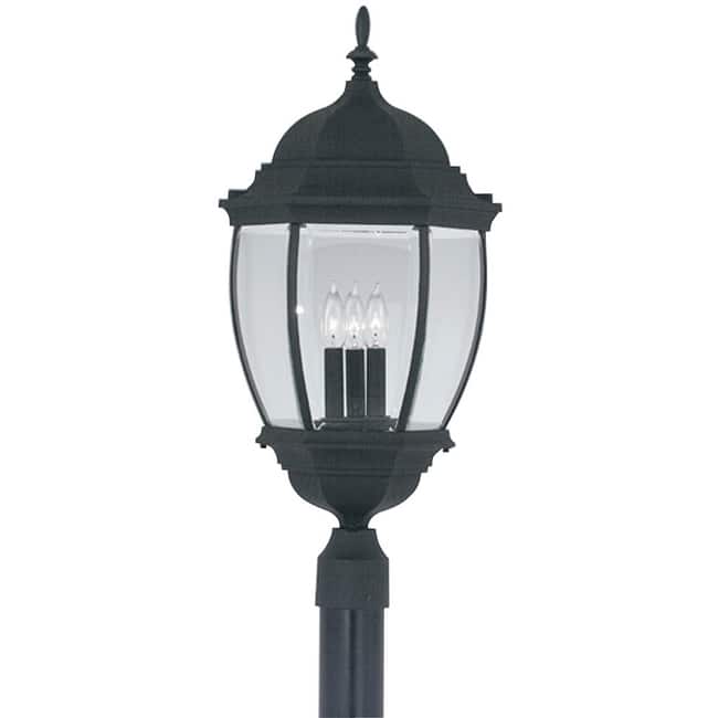 Designers Fountain 3 Light 13" Cast Aluminum Post Lantern from the