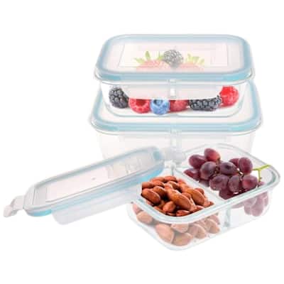 Westinghouse 3-Piece Glass Food Storage Container Set - 1050ml Each