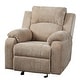 preview thumbnail 31 of 37, Chenille Manual Recliner with 3-Position Adjustable Backrest, Soft Foam Seat, Durable Frame, 330LB Weight Support