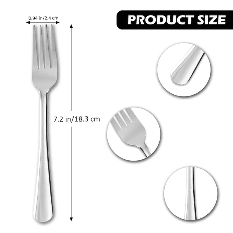 60 Pieces Forks /Spoons/Knives Silverware Set Stainless Steel Flatware Set