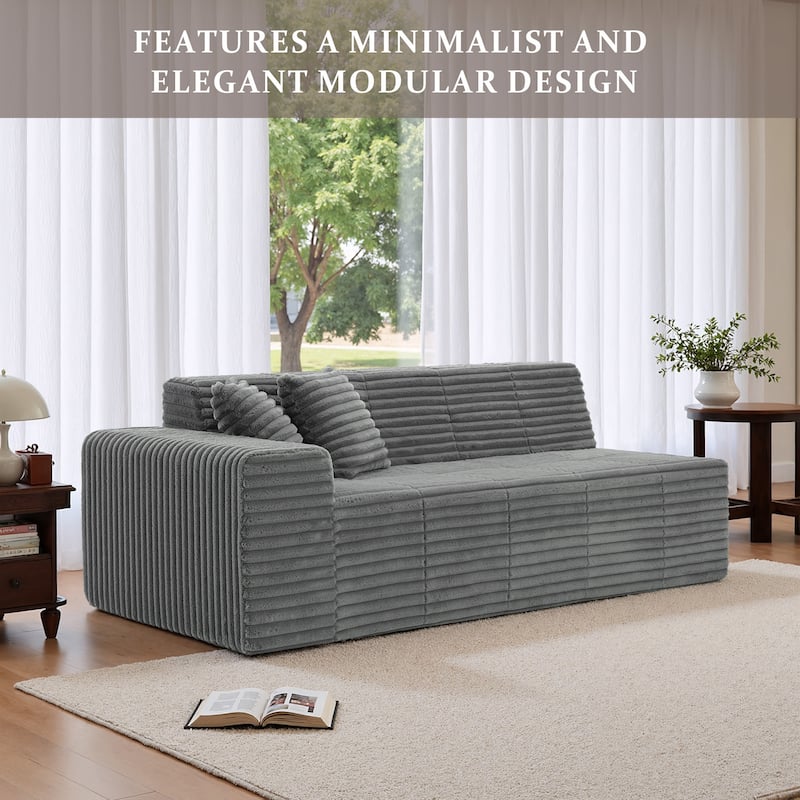 Modern Oversized plush Sofa Bed