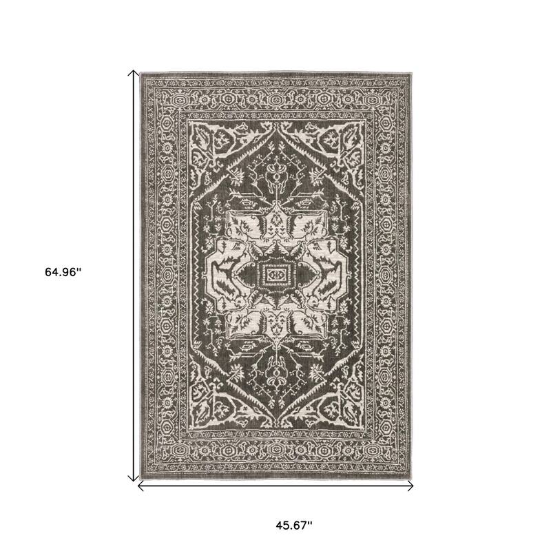 HomeRootsOriental Traditional Rectangle Area Rug