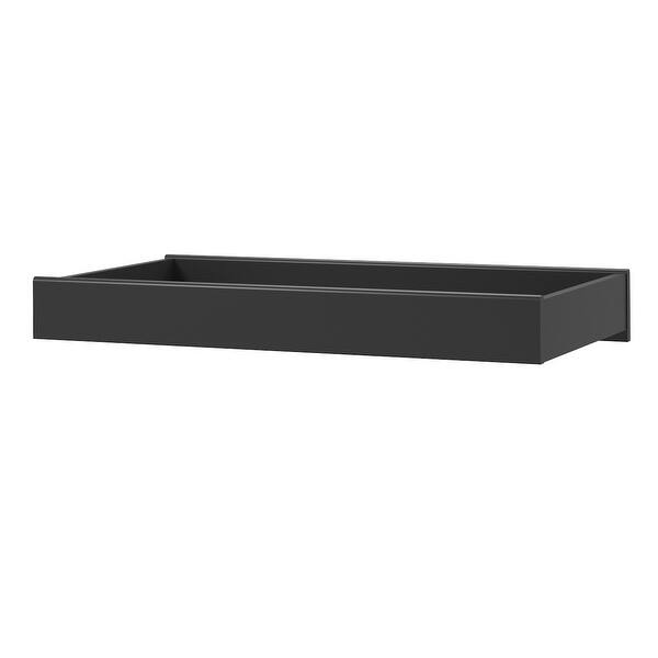 slide 2 of 8, Little Seeds Monarch Hill Black Hawken Changing Table Topper Black