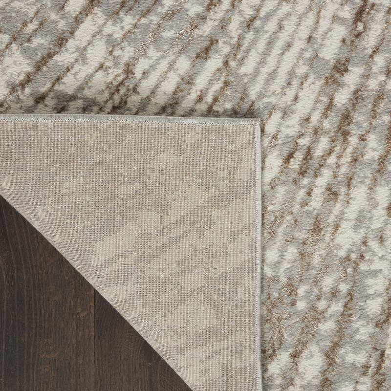 HomeRoots Abstract Contemporary Rectangle Area Rug - 180.00 in. x 144.00 in. x 0.50 in.