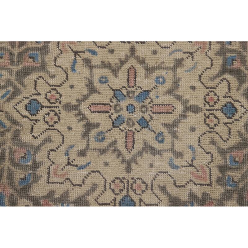 Tabriz Persian Area Rug Hand-Knotted Oriental Wool Carpet - 6'8"x 9'7"