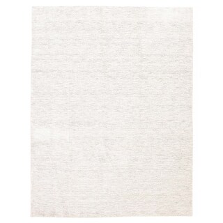 ECARPETGALLERY Hand Loomed Pearl Ivory, Teal Wool Rug - 9'1 x 12'0 ...