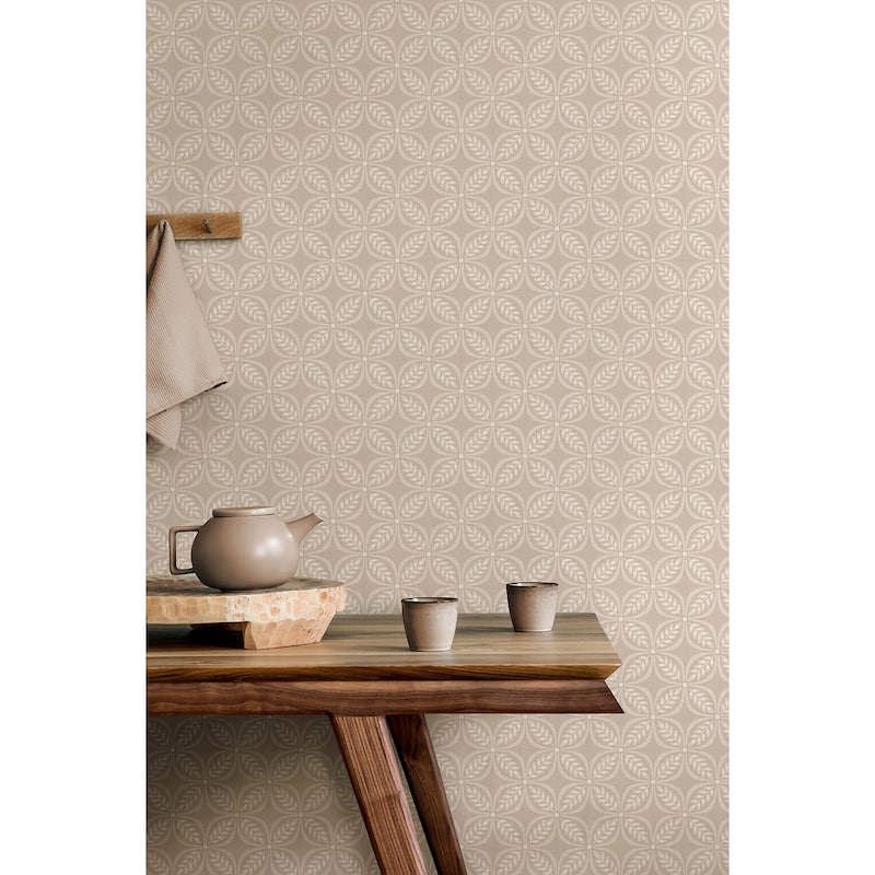 Morgrove Beige Trellis Wallpaper