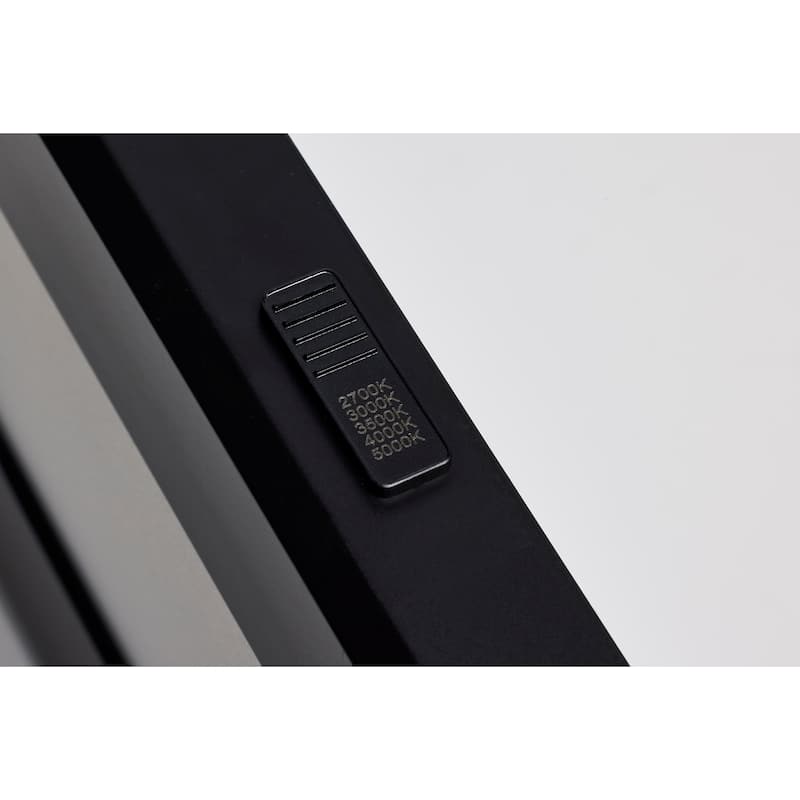 Blink Pro Plus 42W 5.5 in. x 48 in. Surface Mount LED CCT Selectable 90 CRI Black Finish 120/277V Rectangular Shape