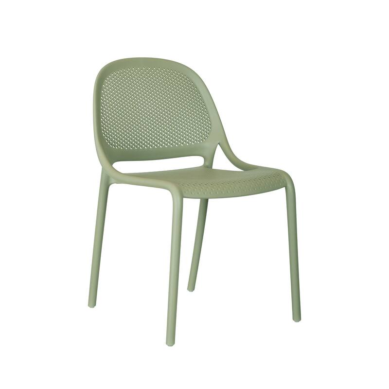 Shay Set of 4 Stackable Dining Chairs, Indoor/Outoor