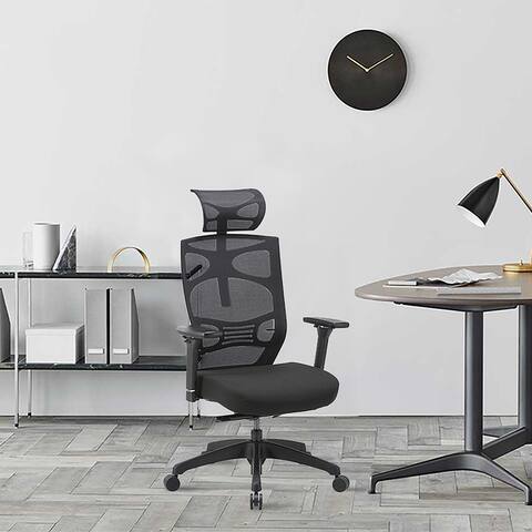 Furniture of America Colby Height Adjustable Ergonomic Desk Chair
