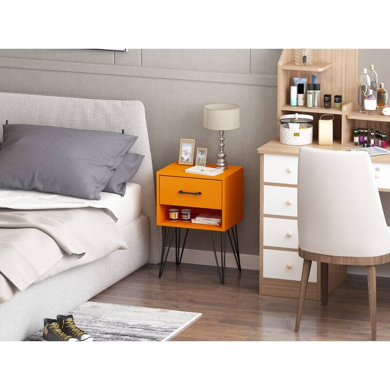 1-drawer Modern Nightstand
