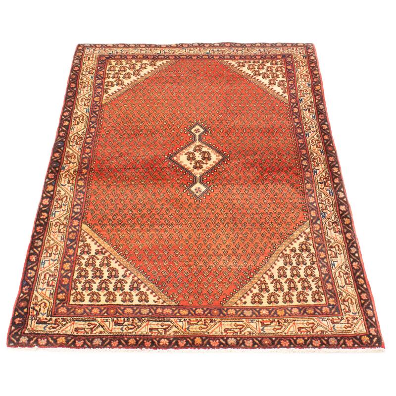 ECARPETGALLERY Hand-knotted Andelz Copper Wool Rug - 4'5 x 6'8