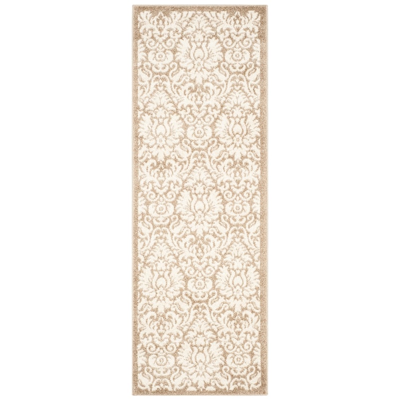 SAFAVIEH Amherst Asseline Modern Rug - 2'3" x 13' Runner - Wheat/Beige