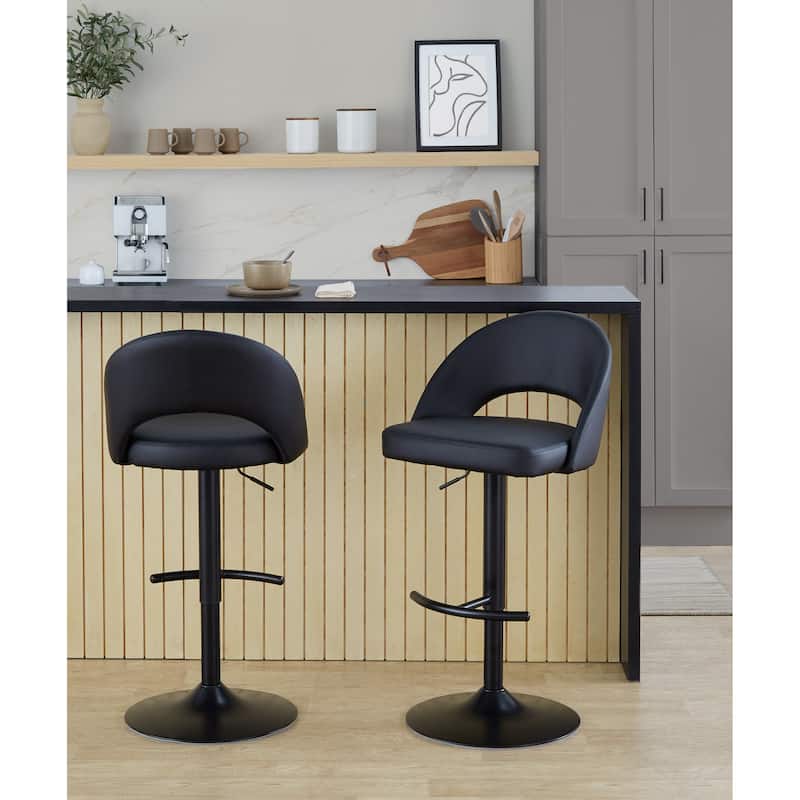 Renee Adjustable Barstool - Set of 2
