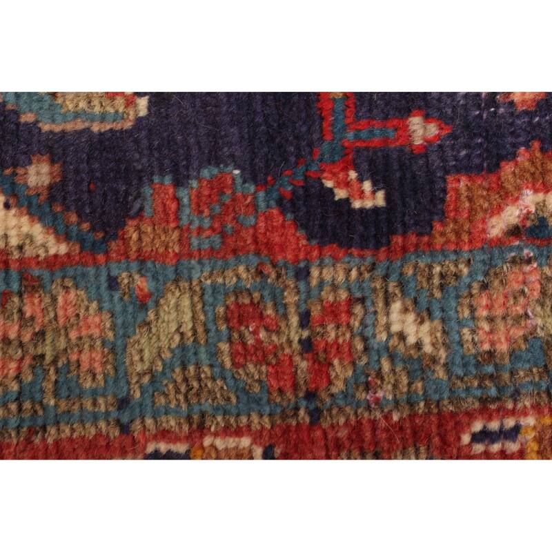 ECARPETGALLERY Hand-knotted Antalya Vintage Dark Navy Wool Rug - 3'7 x 6'9