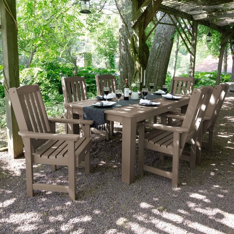 HIGHWOOD 7-Piece Outdoor Dining Set - 42" x 72" Table, Dining-height
