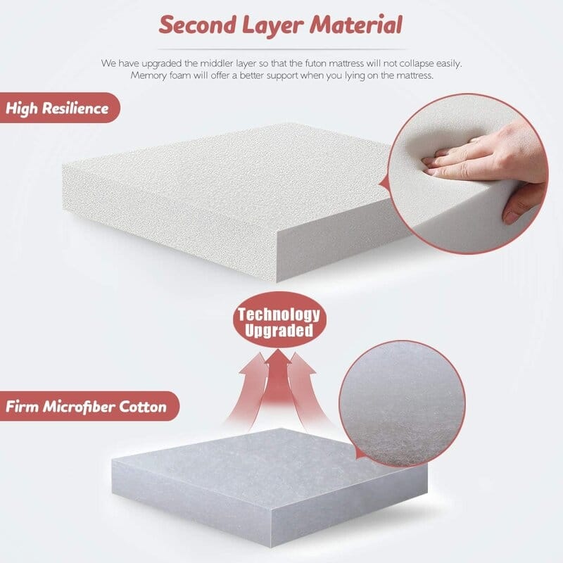 Bohemian Retro Floor Mattress Vintage Floral Japanese Futon Mattress