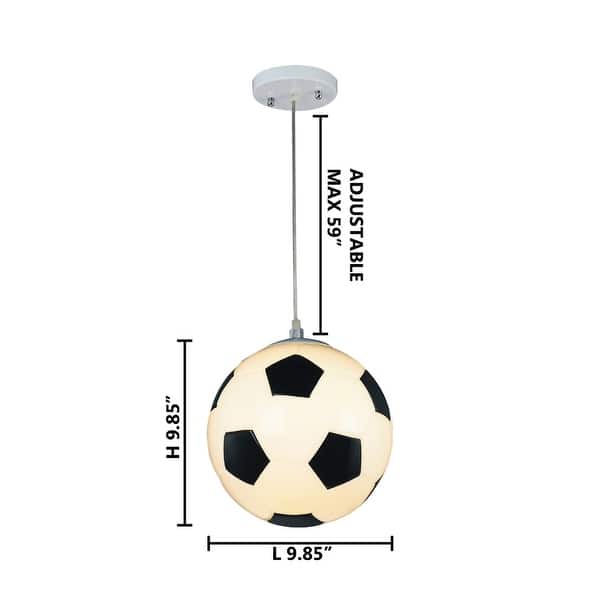 slide 2 of 3, Eclectic 1 Light Soccer Ball Kids Light