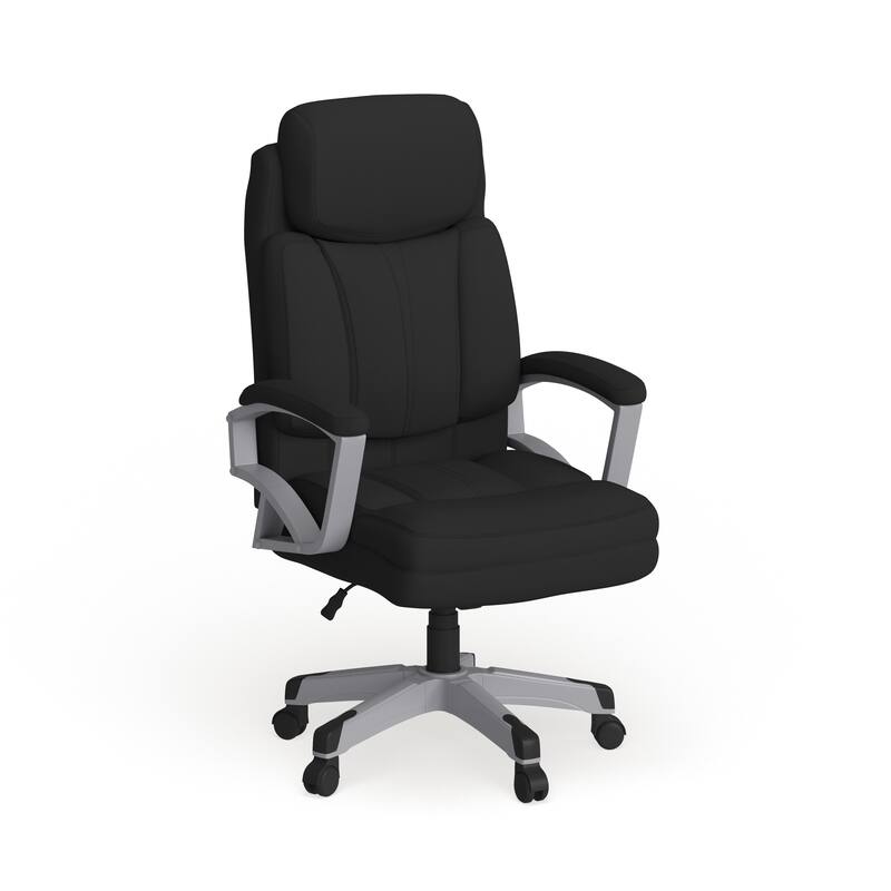 Big & Tall 500 lb. Rated Executive Swivel Ergonomic Office Chair - Black Fabric