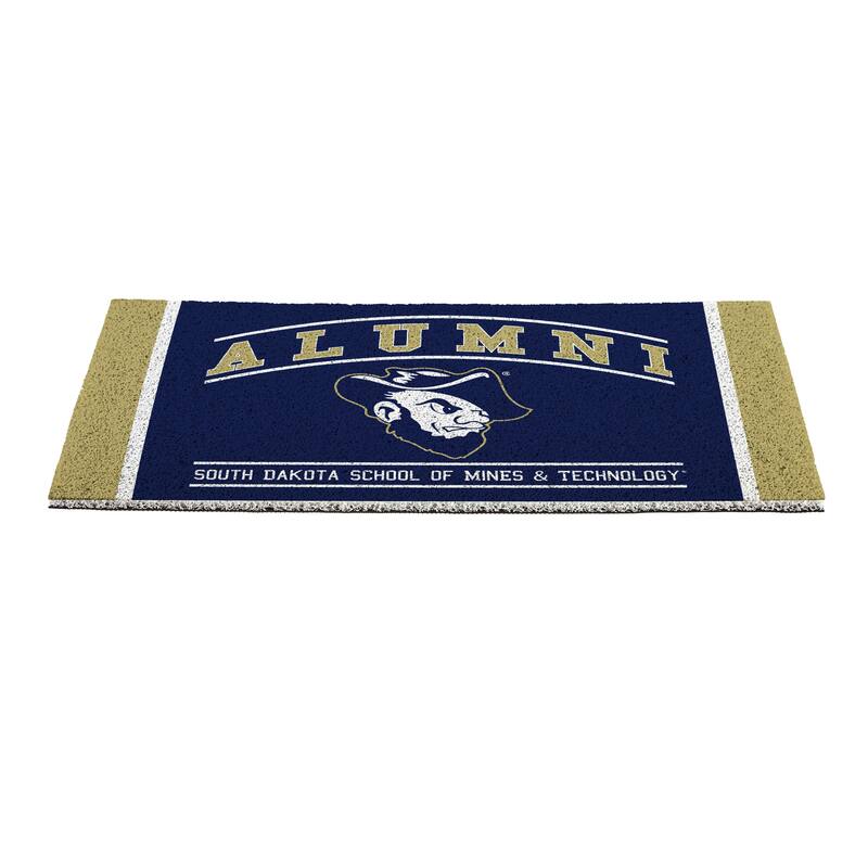 28 in. x 16 in. South Dakota School of Mines Alumni Full Color PVC Door Mat