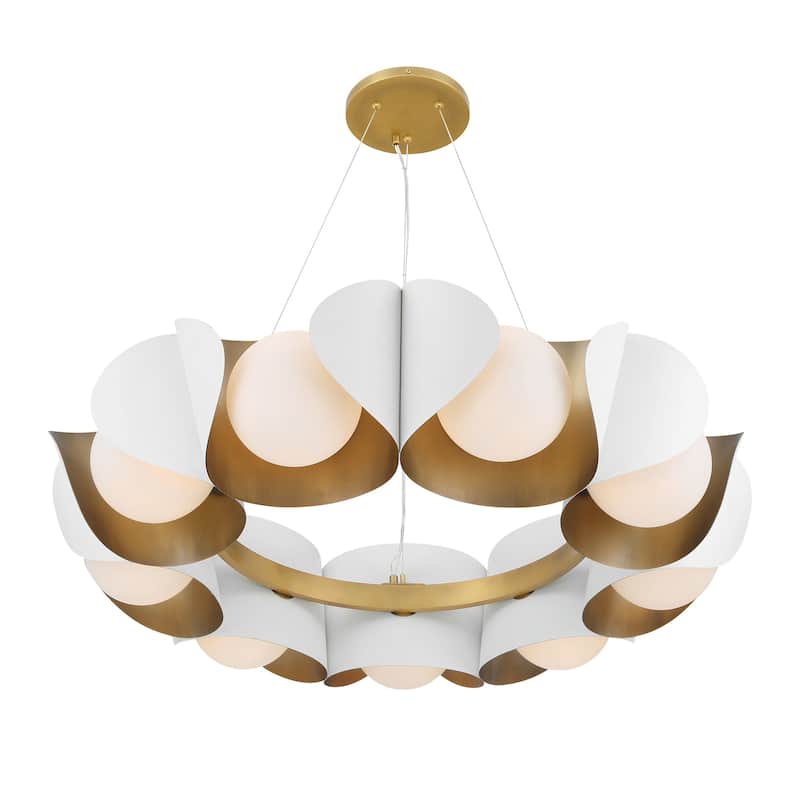 Minka Lavery 3779 Flare 9 Light 35" Wide Multi Light Pendant with