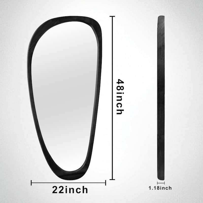 Unique Silhouette: Curved-shaped, Stylish Wall Mirror