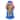 Great Northern Popcorn 15” Gumball Machine with Coin Bank, Blue