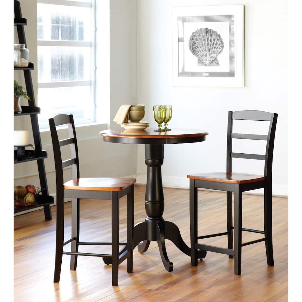 Madrid Counter Stool 3-piece Dining Set
