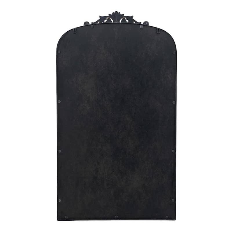 HomeRoots 42" Black Arch Iron Framed Accent Mirror - 24' X '41.7' X '1.5