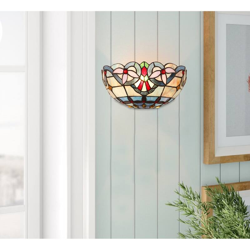 Tiffany Design, Victorian Style 1-Light Wall Sconse