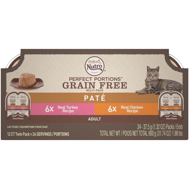 Shop Nutro Perfect Portion Pate Turkey And Chicken Cat Food 2 64oz