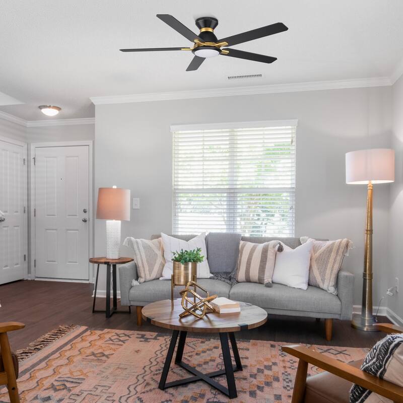 CARRO Livingston 60-inch Indoor Ceiling Fan with Light and Remote