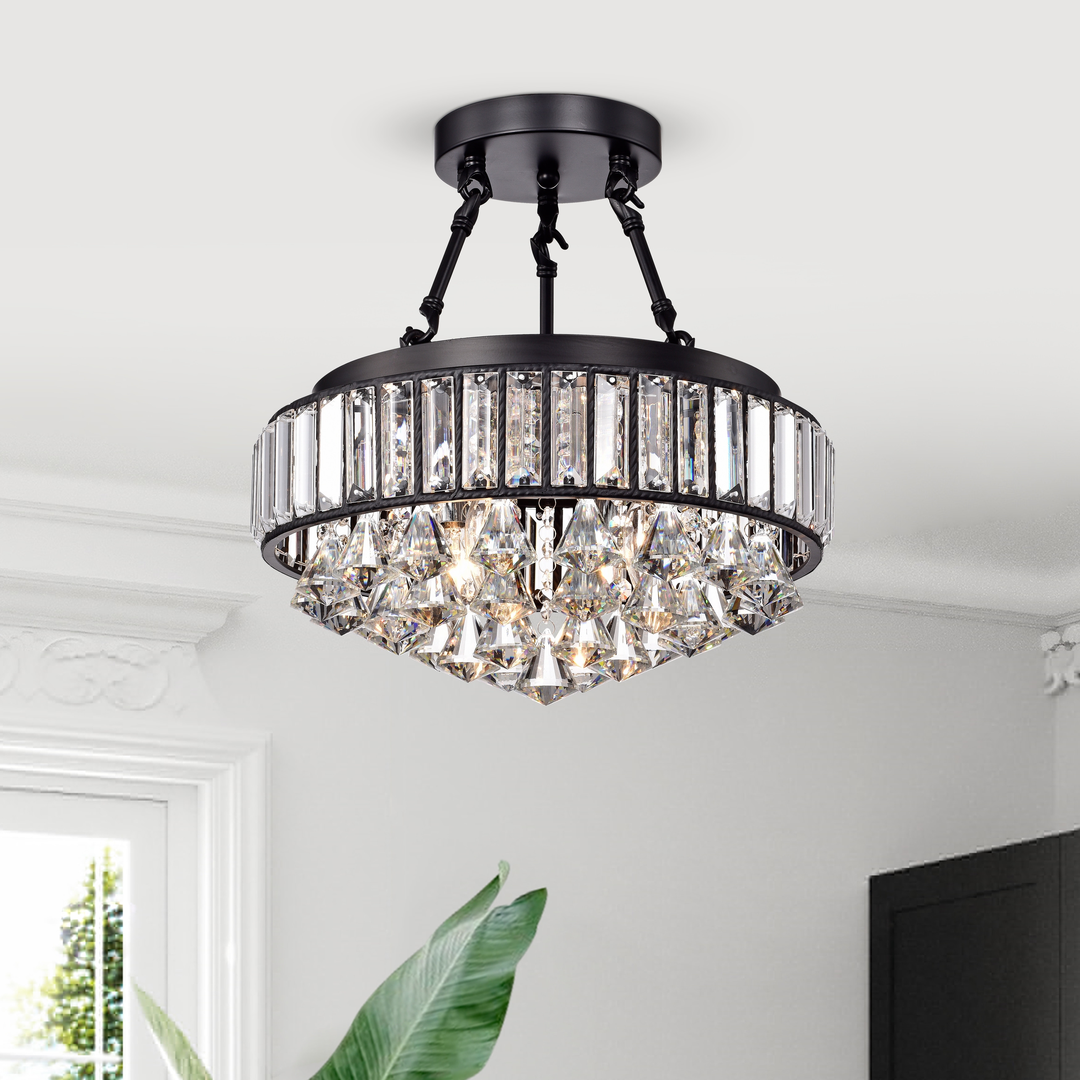Aresi 4-Light Semi-Flush Mount