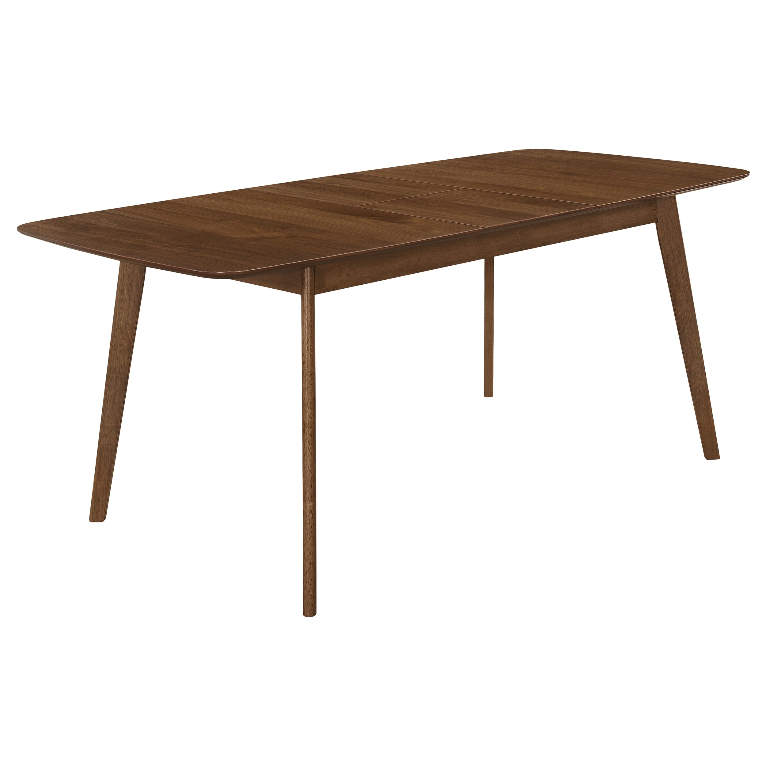 Carson Carrington Natural Walnut Extension Leaf Dining Table