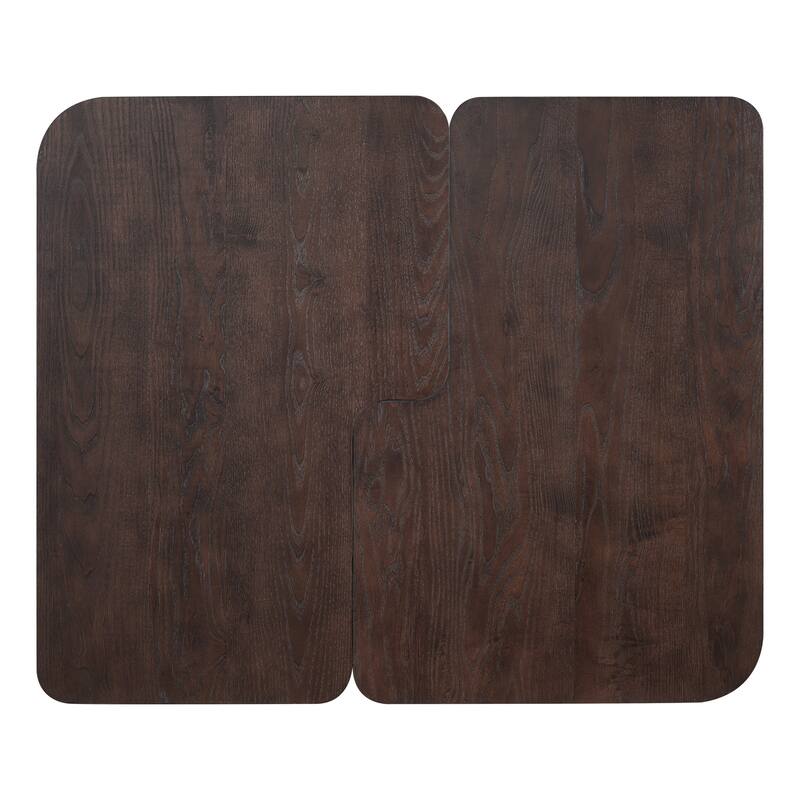 Roomfitters Minimalist Coffee Table Set, Rectangular Center Table with Two-Tone Design