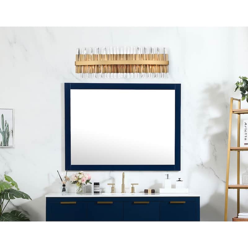 Indigo Home 36 inch crystal bath sconce