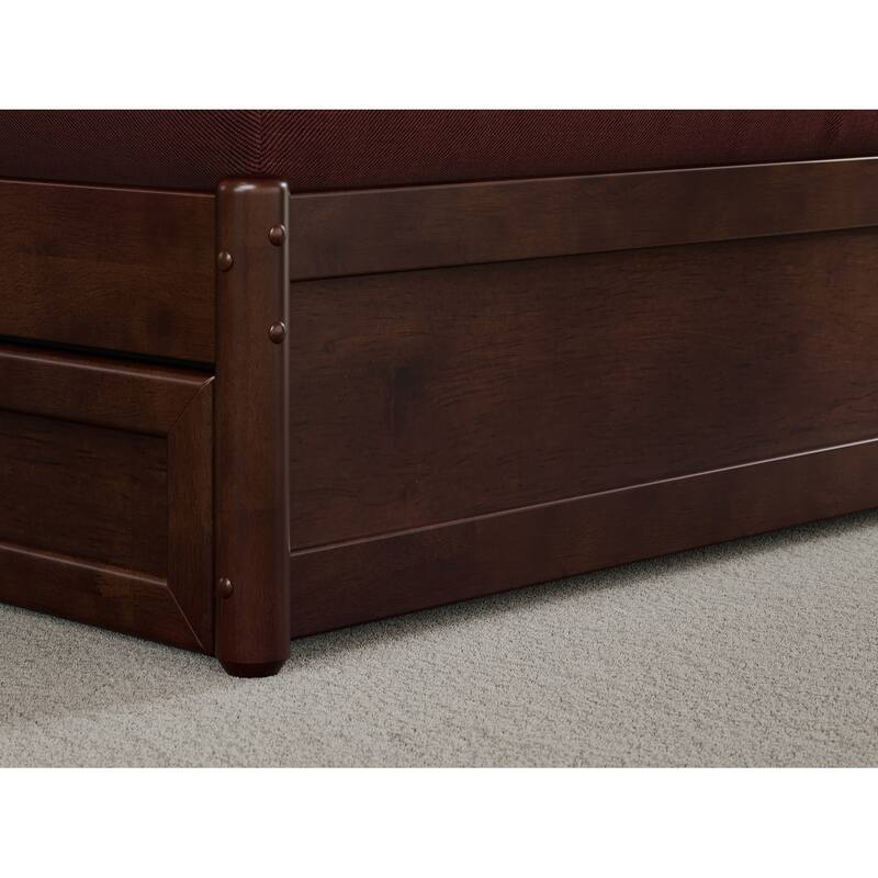 Lucia Platform Bed with Panel Footboard and Storage Drawers