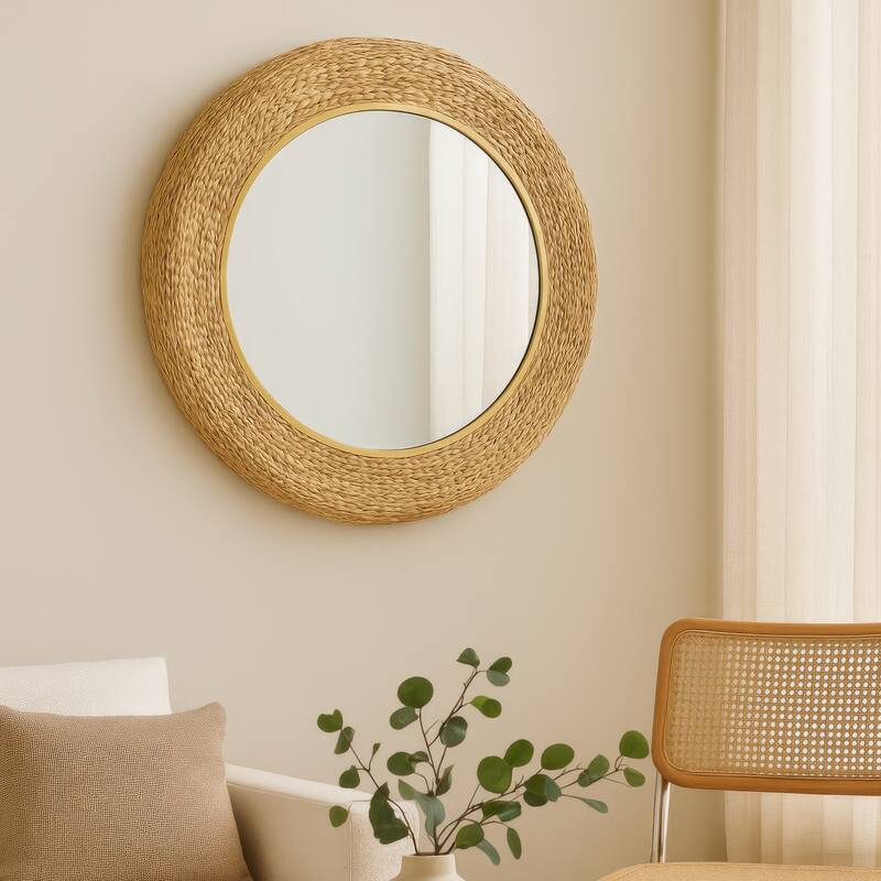 Varaluz Athena Round Wall Mirror